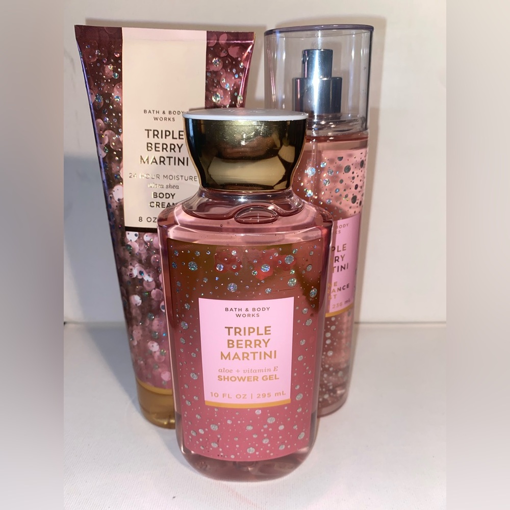 Triple Berry Martini Body Care Set by Bath and Body Works